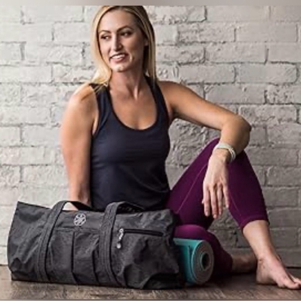 Charcoal Gray Women's Duffel Tote Bag - Medium